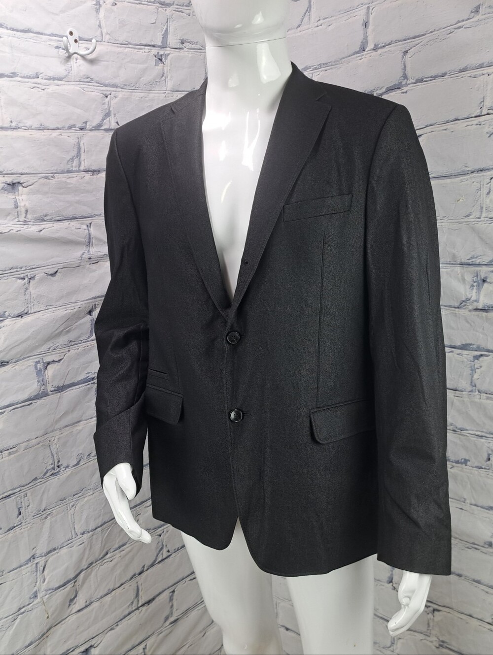 Hugo Boss Men's Sport Coat Blazer 3/2 Roll Jacket Denim Regular Fit Casu' 42R